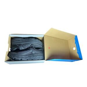 Hoka One Men's Bondi 7 Running Shoes, Black/Black, Wide Width, Size 10EE